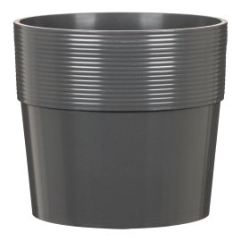 SCHEURICH Übertopf Groove Serie 224 Nero