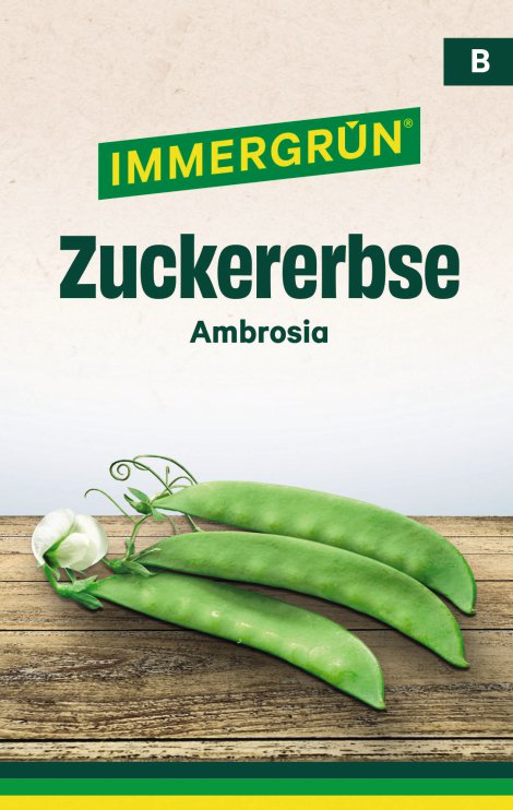 IMMERGRÜN Tütensamen Zuckererbse Ambrosia