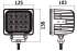 Impos LED-Arbeitsscheinwerfer 60W Flood