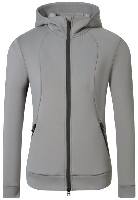 Damen Hoody-Jacke Covalliero Grau