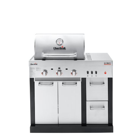 CHAR-BROIL® Gasgriller Gasgriller Ultimate 3200 Edelstahl/Schwarz 100,3x67,3x120 cm (LxBxH)