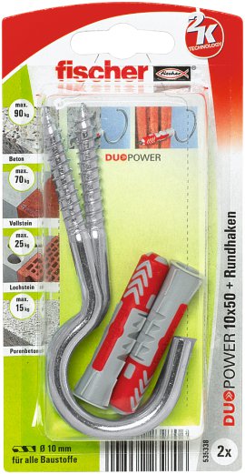 FISCHER UniversaldübelDuopower RH G K 10x50 mm