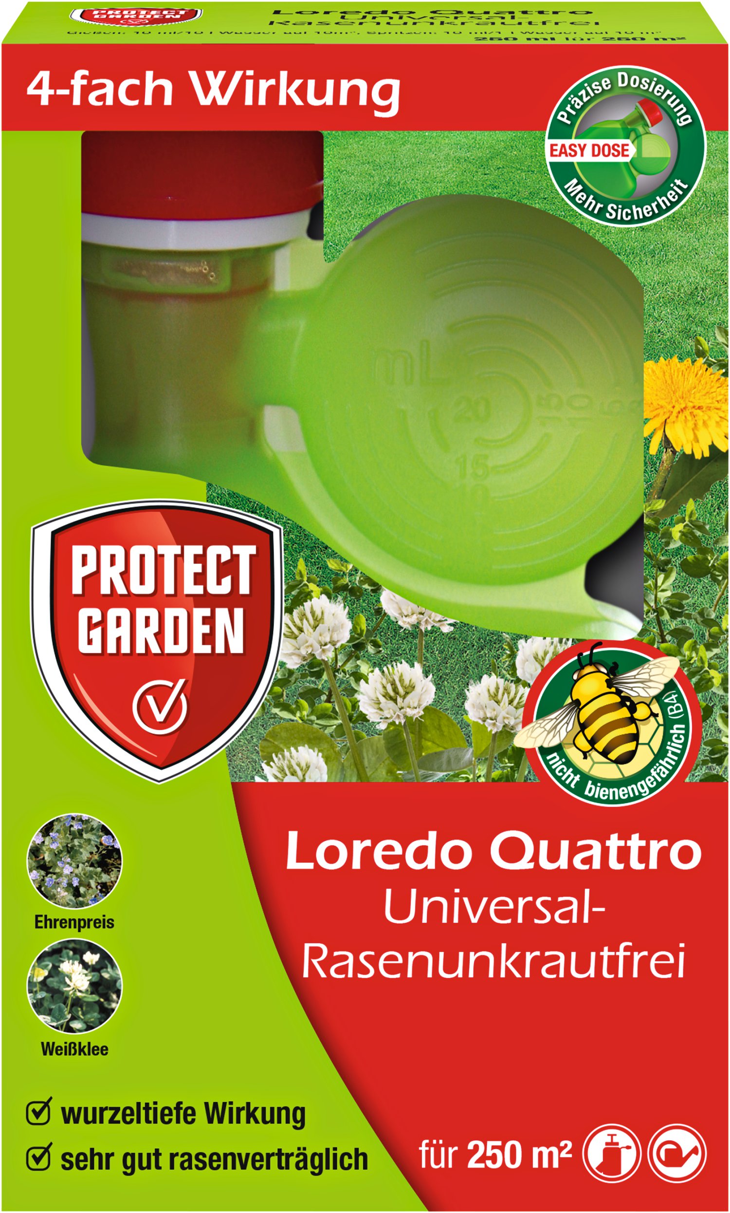 Loredo Quattro Universal-Rasenunkrautfrei 250 ml