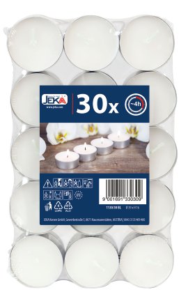 JEKA Teelicht Block 30 Stk.