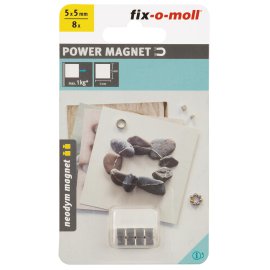 fix-o-moll Magnetwürfel Neodym Silber 5x5 mm 8 Stk.