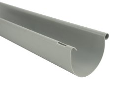 Dachrinne aus Kunststoff Grau NW 125 mm 2000 mm