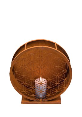 Teelicht Lebensblume 30x30 cm (BxH) inkl. Kerzenteller Ø 7 cm