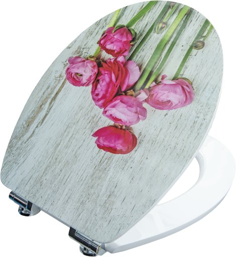 CORNAT WC-Sitz Blumengruss FSC Dekor