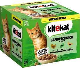 KITEKAT Vorrats-Packung Bunte Landpicknick 24x85 g