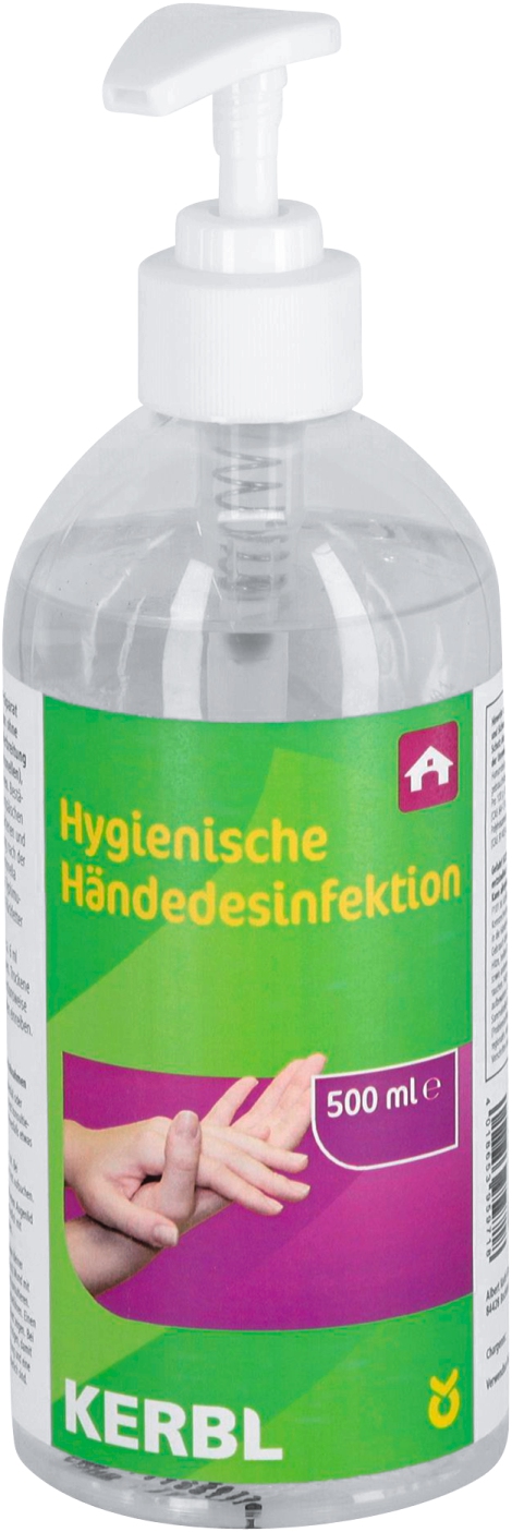 KERBL Hygenische Händedesinfektion 500 ml