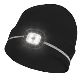 GEBOL LED-Haube mit Reflektionsstreifen Schwarz