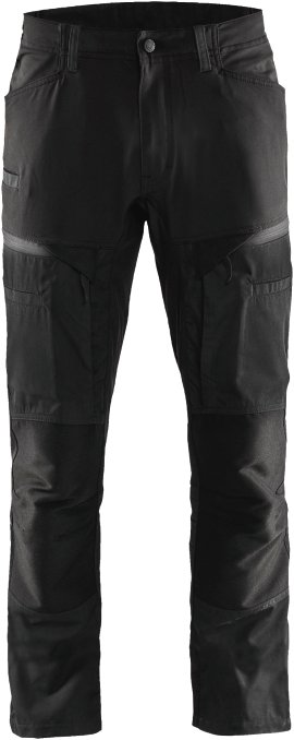 BLÅKLÄDER Service Bundhose Stretch-Denim schwarz/anthrazit
