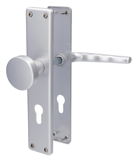 ALPERTEC Türbeschlag Tanja-LS Aluminium F1 eloxiert PZ WE