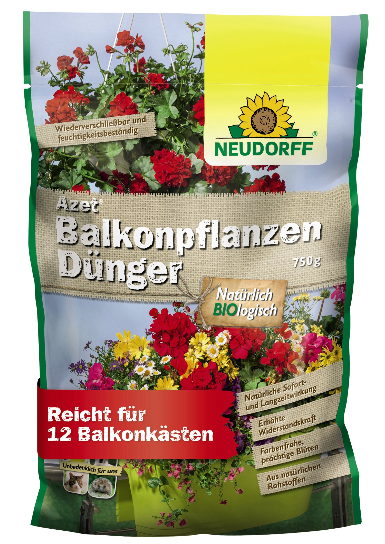 NEUDORFF® Azet BalkonpflanzenDünger 750 g