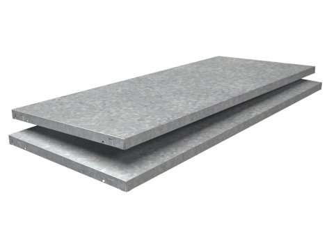 SCHULTE REGALWELT Fachboden PowerMax verzinkt 120x50 cm, 2 Stk.