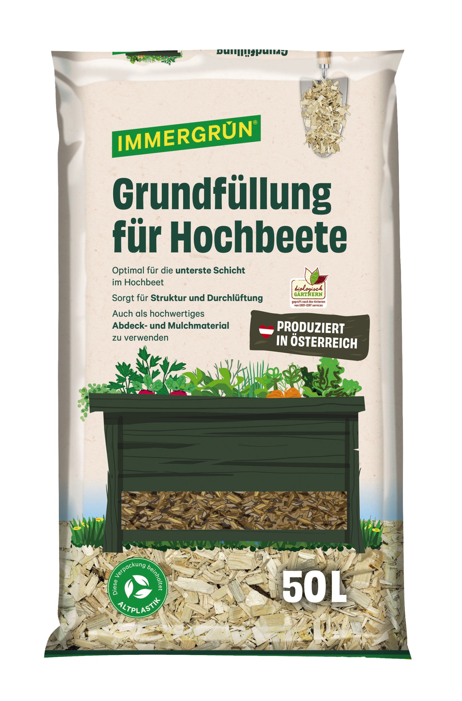 IMMERGRÜN Grundfüllung für Hochbeet