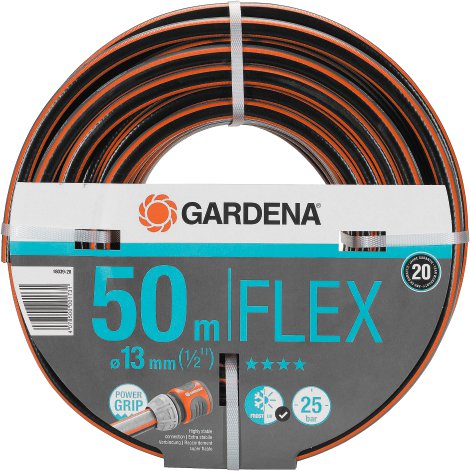 GARDENA Comfort Flex Schlauch ohne Adapter 13 mm 1/2" 50 m