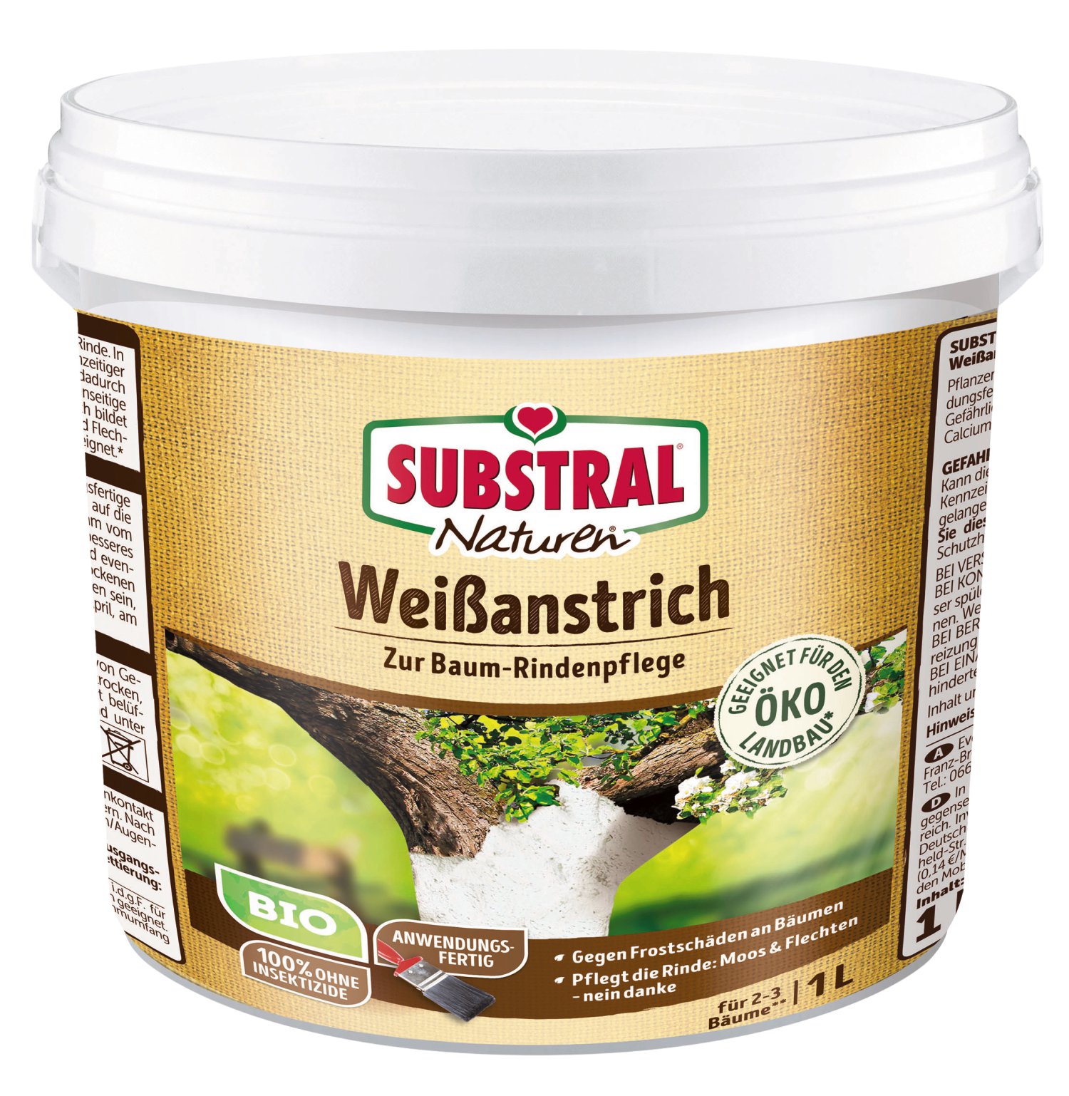 SUBSTRAL® Naturen® Bio Weissanstrich 1 kg