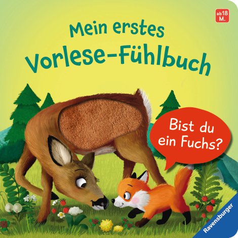 RAVENSBURGER Buch Mein erstes Vorlese-Fühlbuch Bist du ein Fuchs
