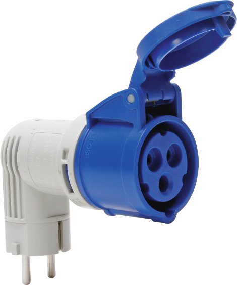 KOPP Adapter Caravan Kupplung/Schutzkontakt
