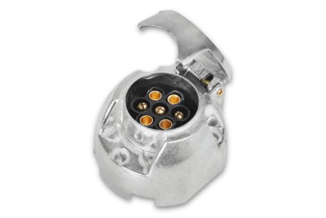 Hevi Steckdose 7-polig Metall