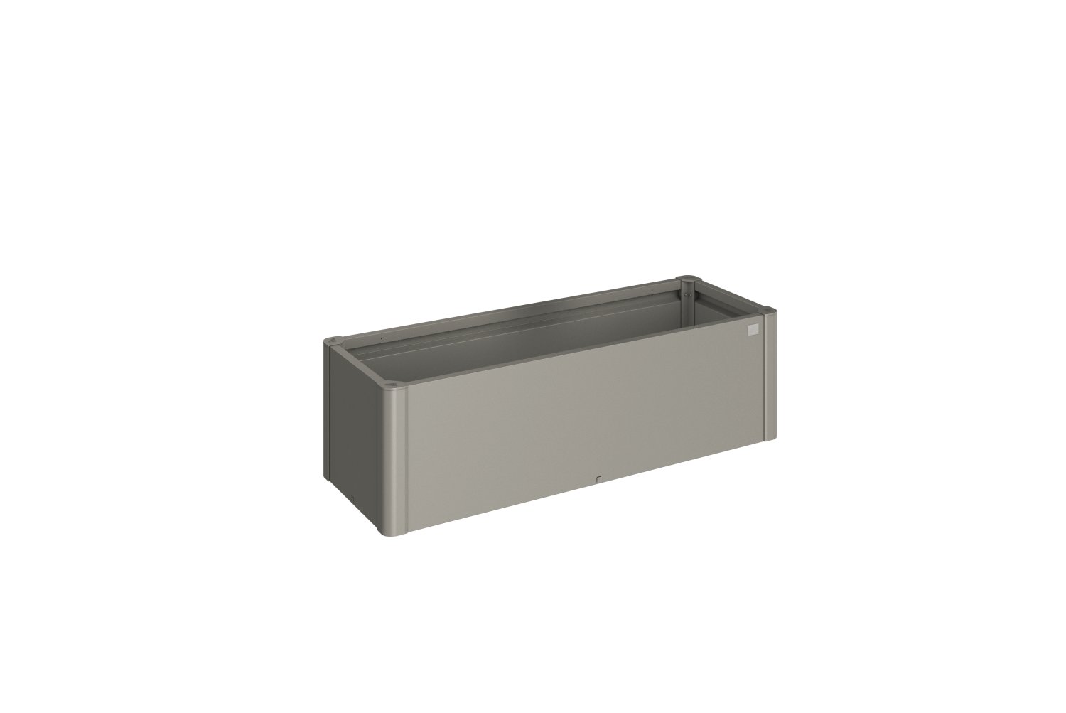 BIOHORT Pflanzbeet Belvedere Mini 150, 152x54x45 cm, Quarzgrau-metallic
