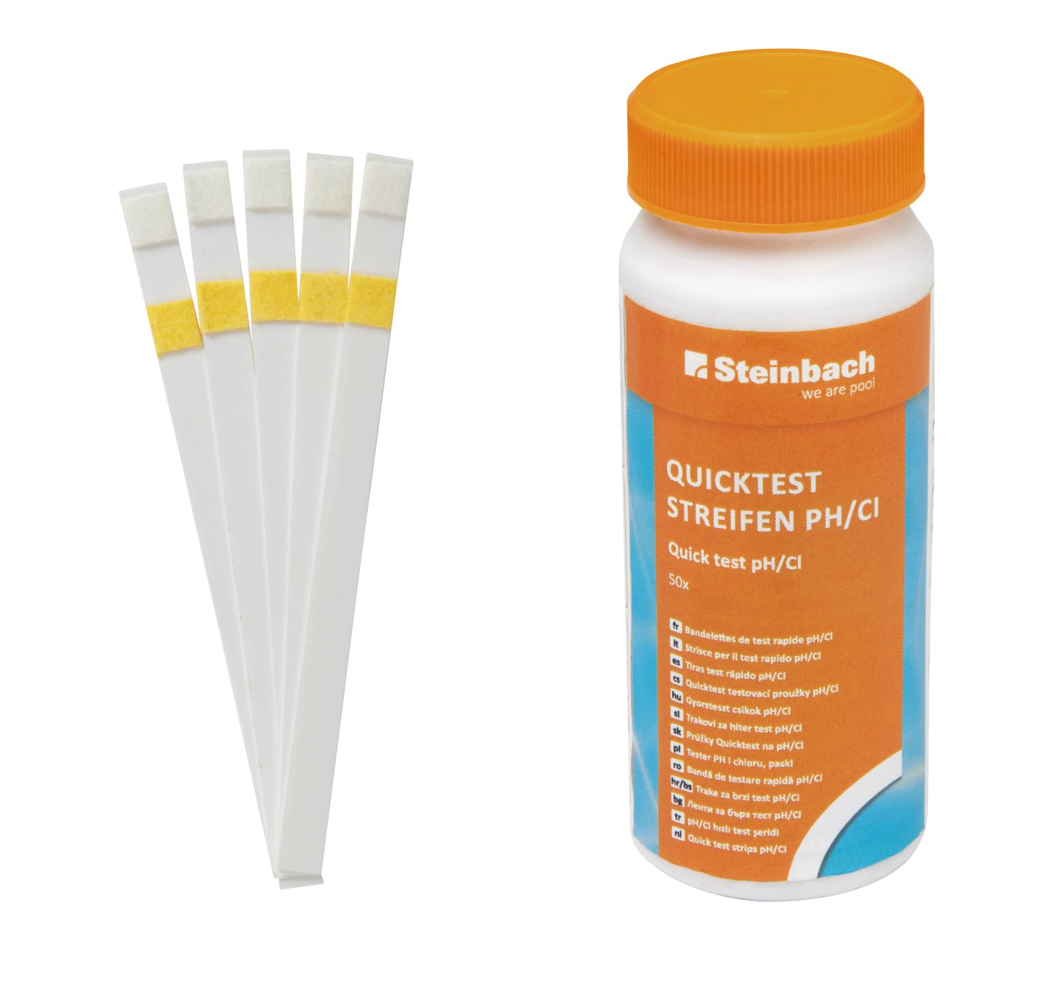STEINBACH Quicktest-Streifen pH/Cl 50 Stk.