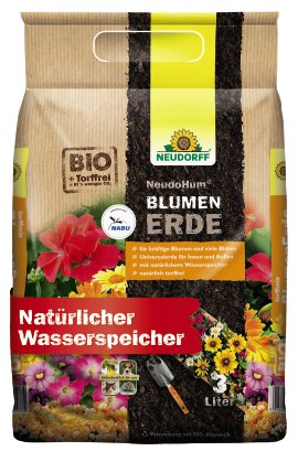 NEUDORFF Blumenerde Torffrei 3 l