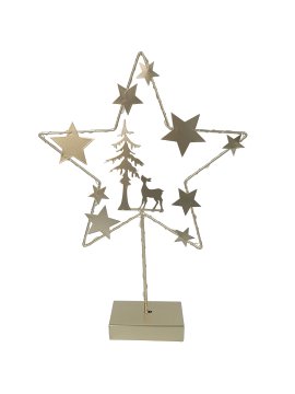 LED-Dekofigur Stern Gold