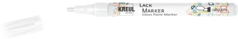 KREUL Lackmalstift Calligraphy Weiß 1-3 mm