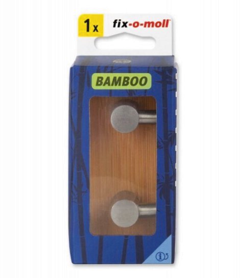 SUKI Haken Bamboo Duo Klebend 100x50 mm 1 Stk.