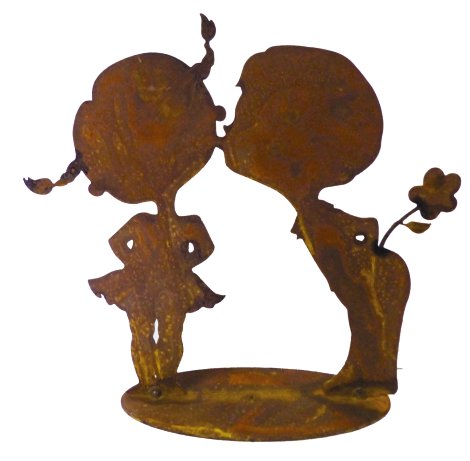 Gartenfigur Kind Bussi 17 cm