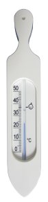 Badethermometer Eco Weiß