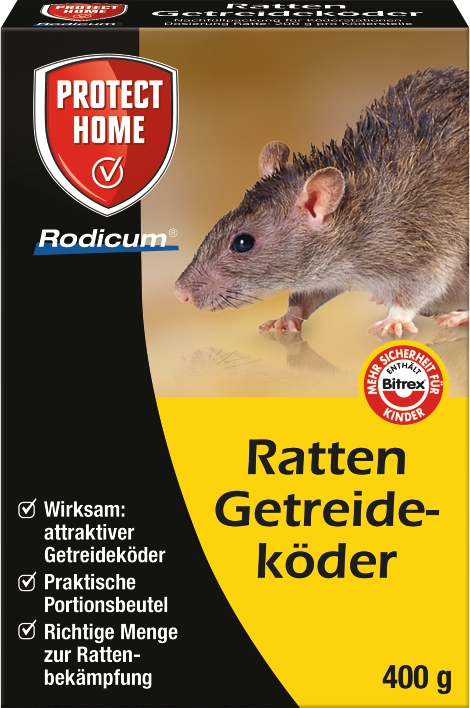 PROTECT HOME Rodicum Ratten Getreideköder 400 g