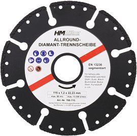 Diamant-Trennscheibe Allround Ø 115 mm