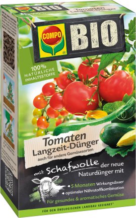 COMPO® Bio Langzeit-Tomatendünger mit Schafwolle
