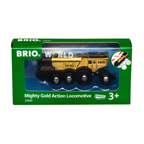 BRIO Batterielok mit Licht und Sound Gold