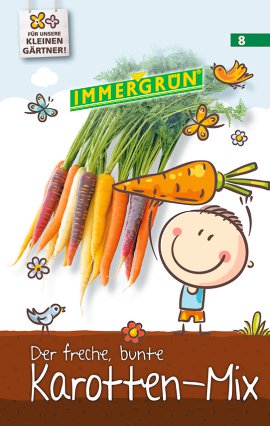 IMMERGRÜN Tütensamen Karotte Harlequin Mix F1