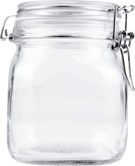 Einkochglas mit Bügelverschluss