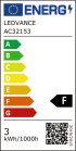 OSRAM LED-Kühlschranklampe T26 E14, Warmweiß 2,3W