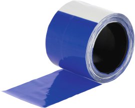 Herdenschutzband 100 m x 80 mm, blau/weiß