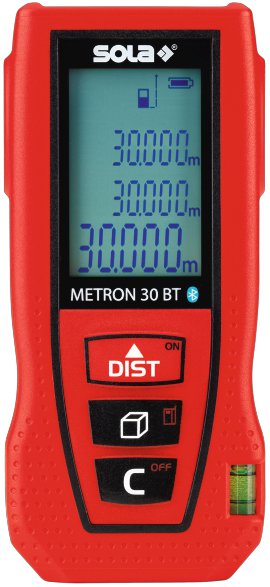 SOLA Laser-Entfernungsmesser Metron 30 BT