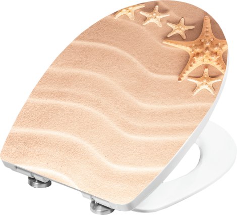 CORNAT WC-Sitz Thermoplast 3D-Sand