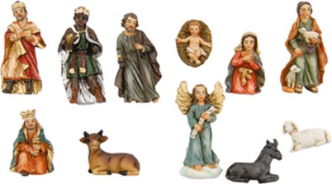 Krippenfigur 3,5 cm 11-tlg.