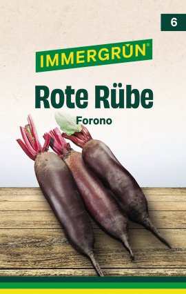 IMMERGRÜN Tütensamen Rote Rübe Forono