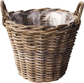 Henkelpflanzenkorb Rattan