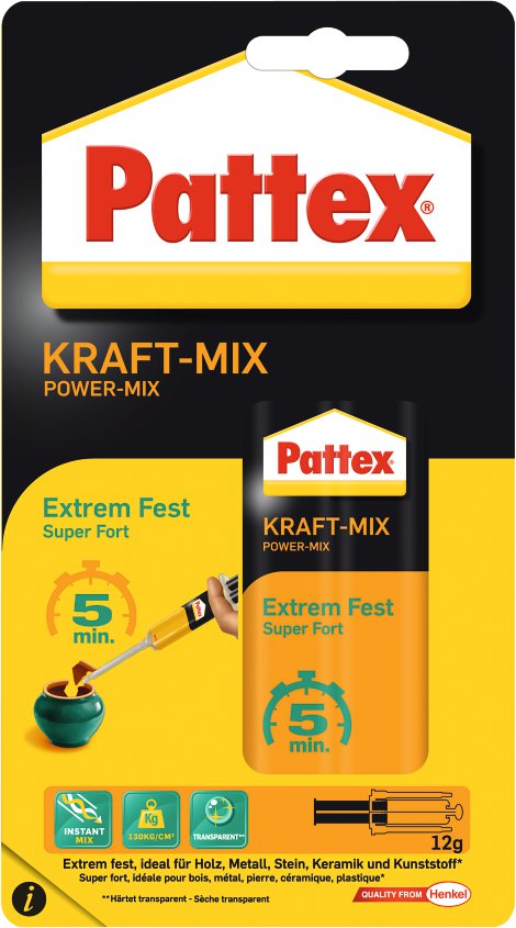 Pattex Kraft Mix Extrem Fest 11 ml, Spritze