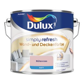 DULUX Simply Refresh Wand und Deckenfarbe Blau/Rot 2,5 l