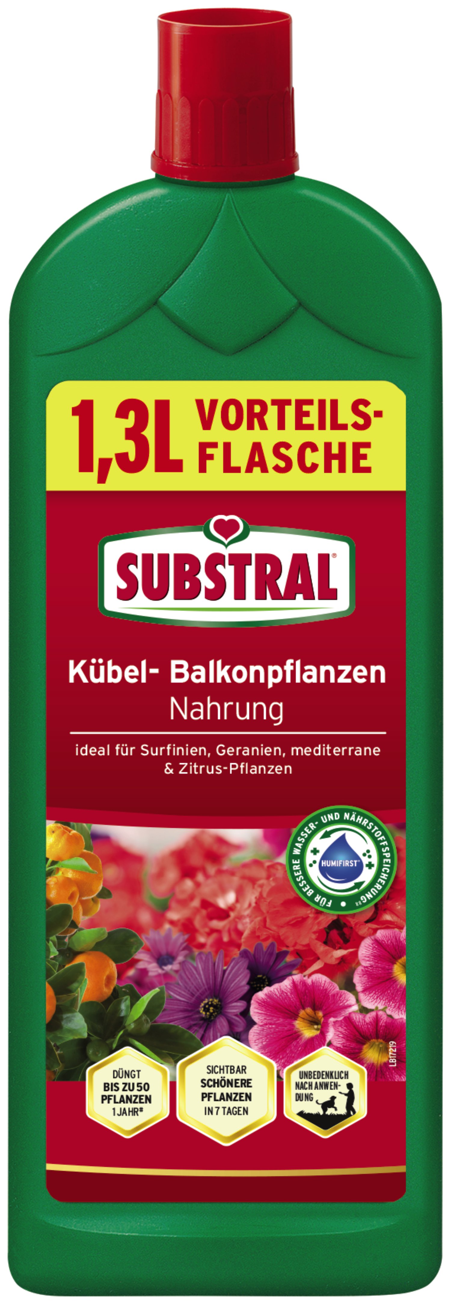 SUBSTRAL® Balkon- & Kübelpflanzen-Nahrung 1,3 l