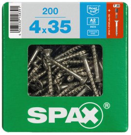 SPAX Schraube A2 TRX 4,0x35 XL 200 Stk.